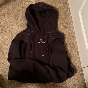 Charcoal Brixton hoodie